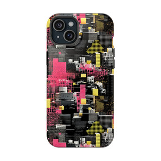 Neon Gridlock - iPhone MagSafe