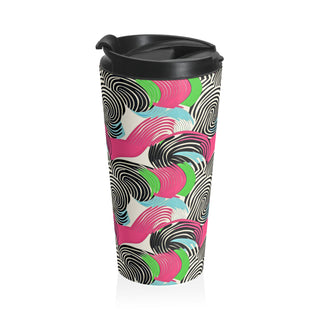 Flowing Stripes - Travel Mug