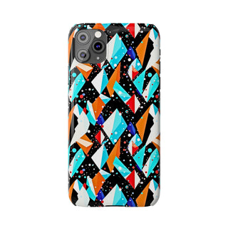 Cyan Crystal - iPhone Slim