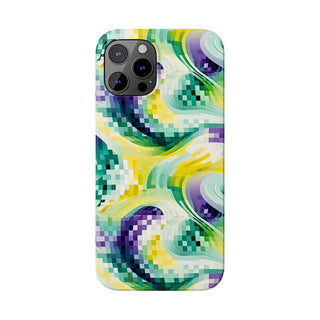 Pixel Waves - iPhone Slim