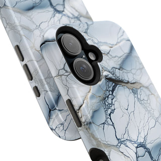 Silvery Blue Network - iPhone MagSafe