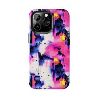 Neon Grid - iPhone Tough