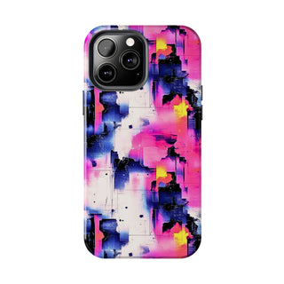 Neon Grid - iPhone Tough