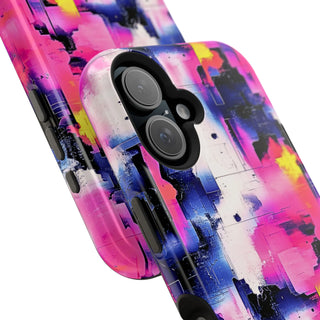 Neon Grid - iPhone MagSafe