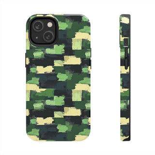 Camo Blocks - iPhone Tough