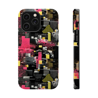 Neon Gridlock - iPhone MagSafe