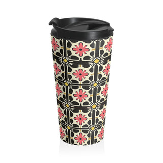 Floral Crest - Travel Mug