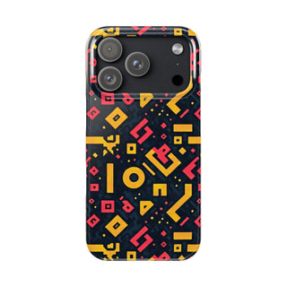 Neon Glyphs - iPhone Slim