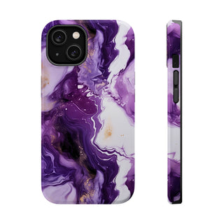 Purple Marbled - iPhone MagSafe
