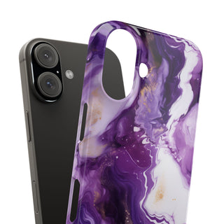 Purple Marbled