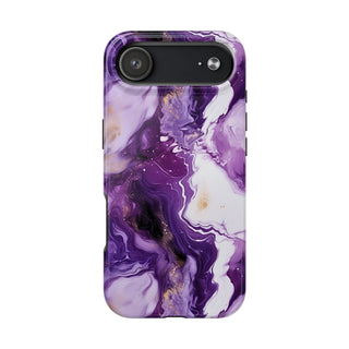 Purple Marbled - iPhone Tough