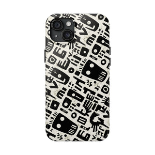 Monochrome Echoes - iPhone Tough