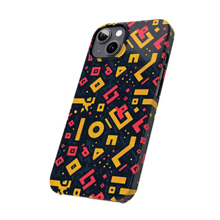 Neon Glyphs - iPhone Slim