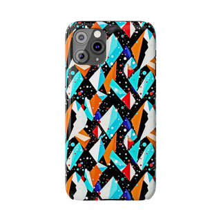 Cyan Crystal - iPhone Slim