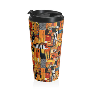 Sunset Geometry - Travel Mug