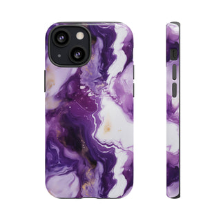 Purple Marbled