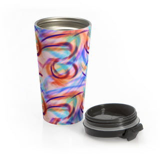 Pastel Waves - Travel Mug