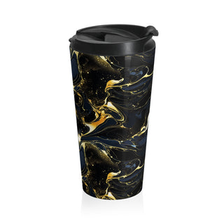 Gilded Currents - Travel Mug