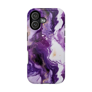 Purple Marbled - iPhone MagSafe