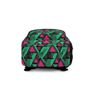 Neon Triangles - Backpack