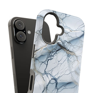 Silvery Blue Network - iPhone MagSafe