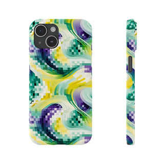 Pixel Waves - iPhone Slim
