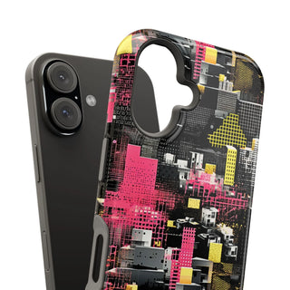 Neon Gridlock - iPhone MagSafe