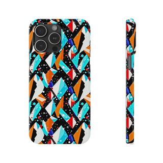 Cyan Crystal - iPhone Slim