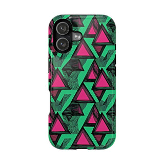 Neon Triangles - iPhone MagSafe