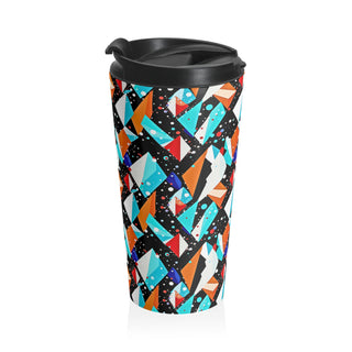 Cyan Crystal - Travel Mug