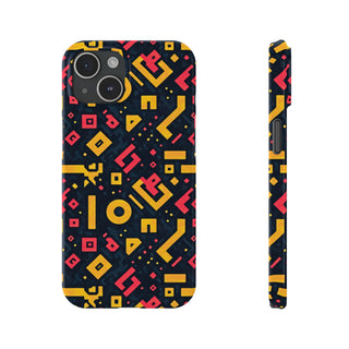 Neon Glyphs - iPhone Slim