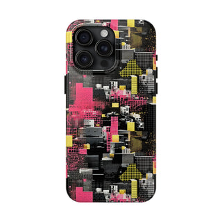 Neon Gridlock - iPhone Tough