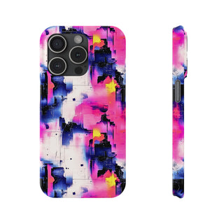 Neon Grid - iPhone Slim