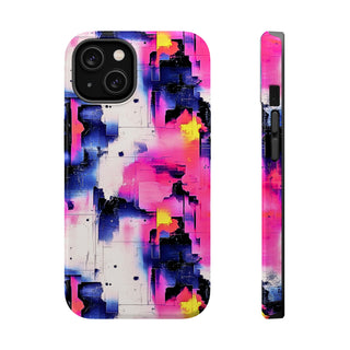 Neon Grid - iPhone MagSafe