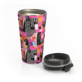 Vibrant Mosaic - Travel Mug