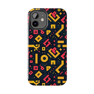 Neon Glyphs - iPhone Tough