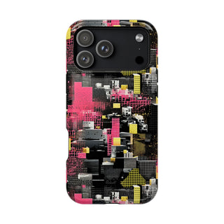 Neon Gridlock - iPhone MagSafe