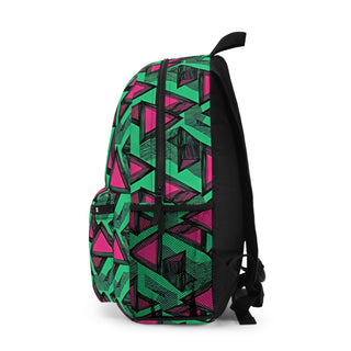 Neon Triangles - Backpack
