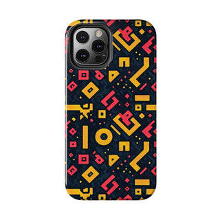 Neon Glyphs - iPhone Tough