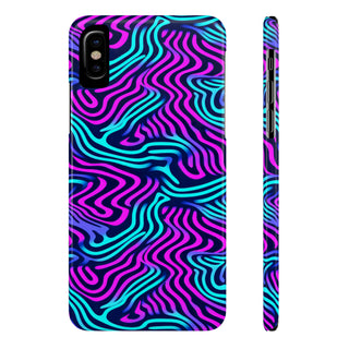 Neon Nautical Waves