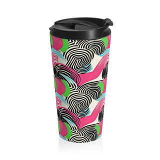 Flowing Stripes - Travel Mug