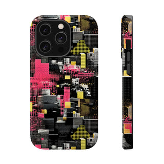 Neon Gridlock - iPhone MagSafe