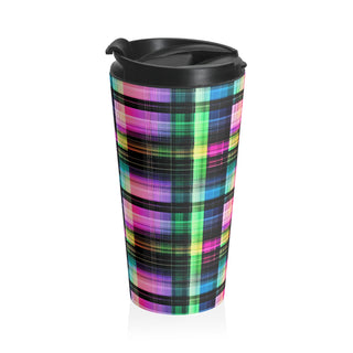 Prismatic Grid - Travel Mug