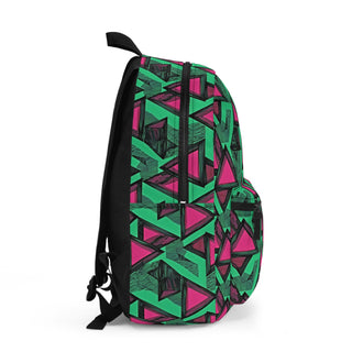 Neon Triangles - Backpack