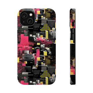 Neon Gridlock - iPhone MagSafe