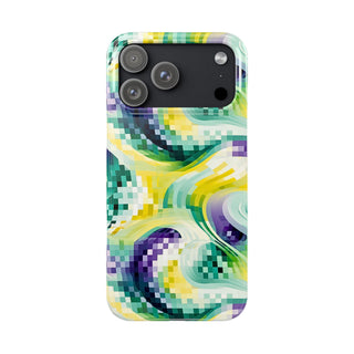Pixel Waves - iPhone Slim
