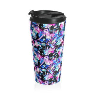 Electric Skyline - Travel Mug