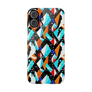 Cyan Crystal - iPhone Slim