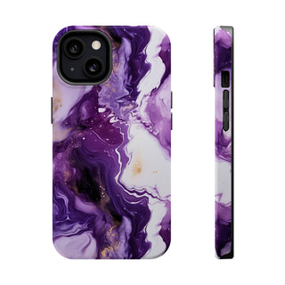 Purple Marbled - iPhone MagSafe