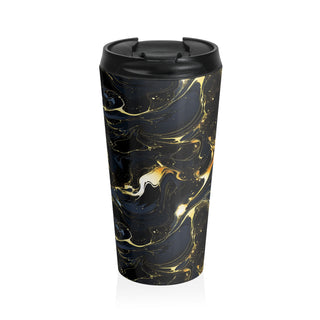 Gilded Currents - Travel Mug